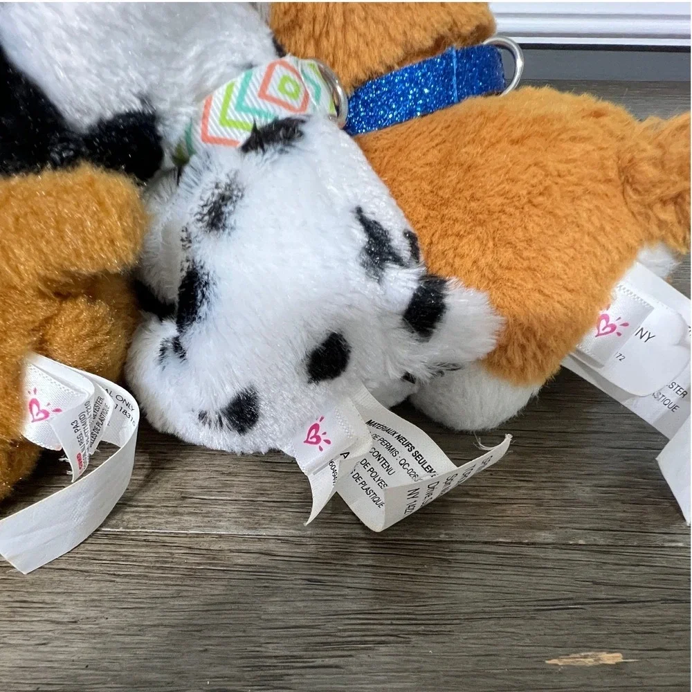 Justice Louie, Maddie, & Wynny Puppy Plush Lot of‎ 3